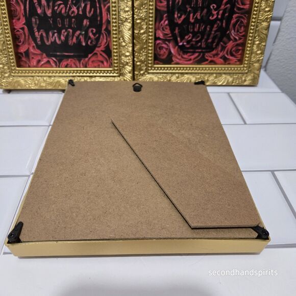 Bathroom Powder Room Wall Art Subtle Messages Hang Or Sit Handmade - Picture 6 of 6